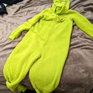 Grinch suit! Onesie, M 8-10